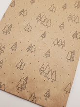 Load image into Gallery viewer, Brown Paper bags - Winter Woodland