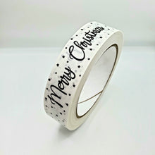Load image into Gallery viewer, Merry Christmas tape on white paper - 25mm