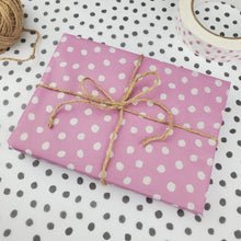 Load image into Gallery viewer, Spotty pink tissue paper