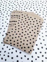 Load image into Gallery viewer, Brown paper bags - Polka dot