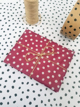Load image into Gallery viewer, Spotty raspberry tissue paper