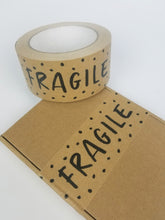 Load image into Gallery viewer, Fragile paper packaging tape - 50mm brown