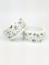 Load image into Gallery viewer, Halloween paper packaging tape - 50mm white