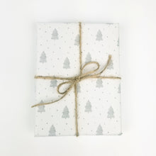 Load image into Gallery viewer, Christmas Trees &amp; Snowflakes tissue paper
