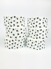 Load image into Gallery viewer, Polka dot paper packaging tape - 50mm white