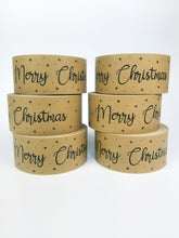 Load image into Gallery viewer, Merry Christmas kraft paper packaging tape - 50mm