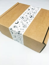 Load image into Gallery viewer, Halloween paper packaging tape - 50mm white