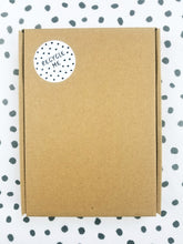 Load image into Gallery viewer, 'Recycle Me' spotty stickers made from 100% recycled paper.