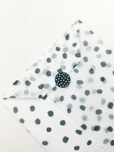 Load image into Gallery viewer, Small polka dot stickers made from 100% recycled paper.