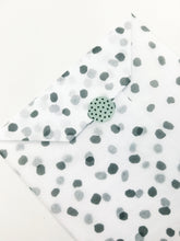 Load image into Gallery viewer, Small polka dot stickers made from 100% recycled paper.