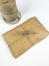 Load image into Gallery viewer, 100% recycled natural kraft brown tissue paper