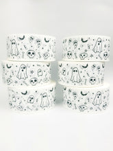Load image into Gallery viewer, Halloween paper packaging tape - 50mm white