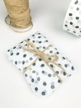 Load image into Gallery viewer, Black & white spotty tissue paper