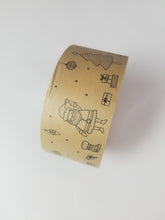 Load image into Gallery viewer, 20% OFF - 50mm Christmas scene on brown paper tape - SUPER SECONDS FESTIVAL