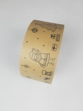 Load image into Gallery viewer, 20% OFF - 50mm Christmas scene on brown paper tape - SUPER SECONDS FESTIVAL