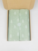Load image into Gallery viewer, Sage green Christmas tree tissue paper
