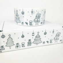 Load image into Gallery viewer, Christmas Scene white paper packaging tape - 50mm