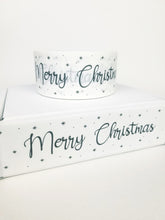 Load image into Gallery viewer, Merry Christmas white paper packaging tape - 50mm
