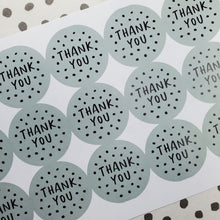 Load image into Gallery viewer, Green spotty stickers made from 100% recycled paper