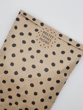 Load image into Gallery viewer, Kraft brown spotty stickers