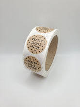Load image into Gallery viewer, Kraft brown spotty stickers