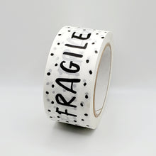 Load image into Gallery viewer, Fragile paper packaging tape - 50mm white