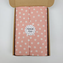 Load image into Gallery viewer, Spotty dusky rose tissue paper