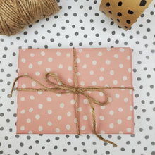 Load image into Gallery viewer, Spotty dusky rose tissue paper