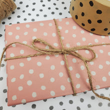 Load image into Gallery viewer, Spotty dusky rose tissue paper