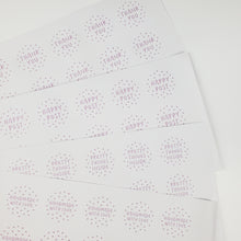 Load image into Gallery viewer, 70% OFF - Pink spotty stickers made from 100% recycled paper (pack of 108) - END OF LINE SALE
