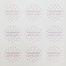 Load image into Gallery viewer, 70% OFF - Pink spotty stickers made from 100% recycled paper (pack of 108) - END OF LINE SALE