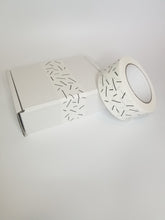 Load image into Gallery viewer, Lines paper packaging tape - 50mm white