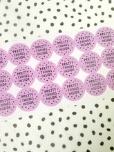 Load image into Gallery viewer, 'Pretty Things Inside' spotty stickers made from 100% recycled paper