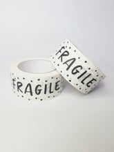 Load image into Gallery viewer, Fragile paper packaging tape - 50mm white