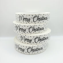 Load image into Gallery viewer, Merry Christmas tape on white paper - 25mm
