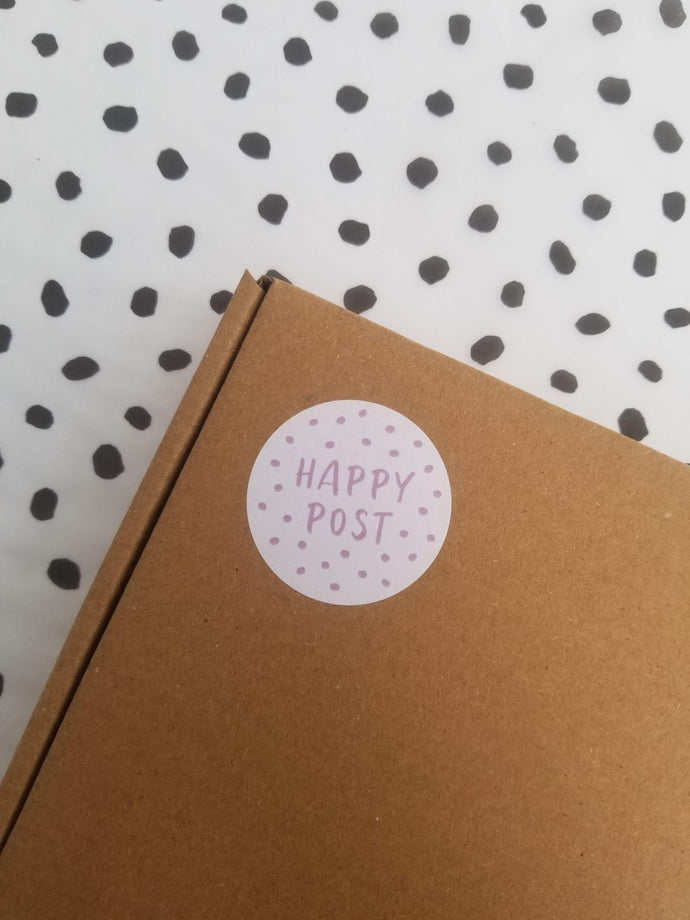 70% OFF - Pink spotty stickers made from 100% recycled paper (pack of 108) - END OF LINE SALE