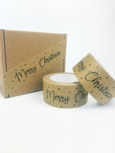 Load image into Gallery viewer, Merry Christmas kraft paper packaging tape - 50mm
