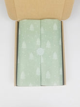 Load image into Gallery viewer, Sage green Christmas tree tissue paper
