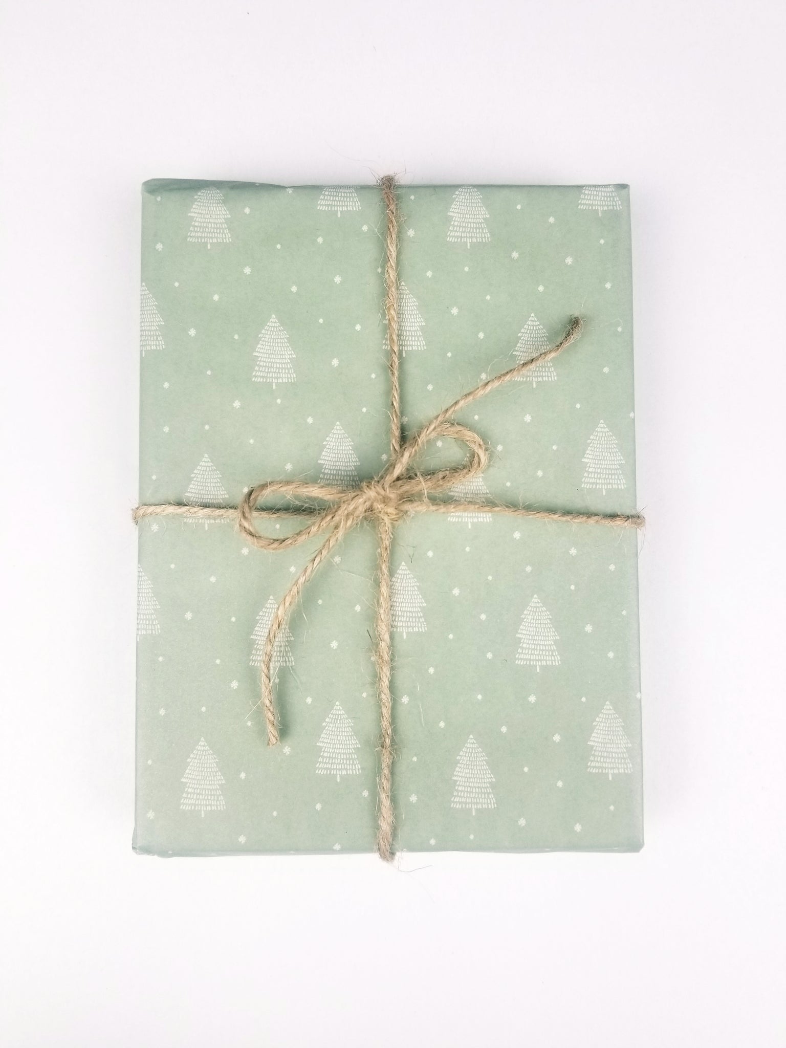 Sage green Christmas tree tissue paper