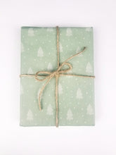 Load image into Gallery viewer, Sage green Christmas tree tissue paper
