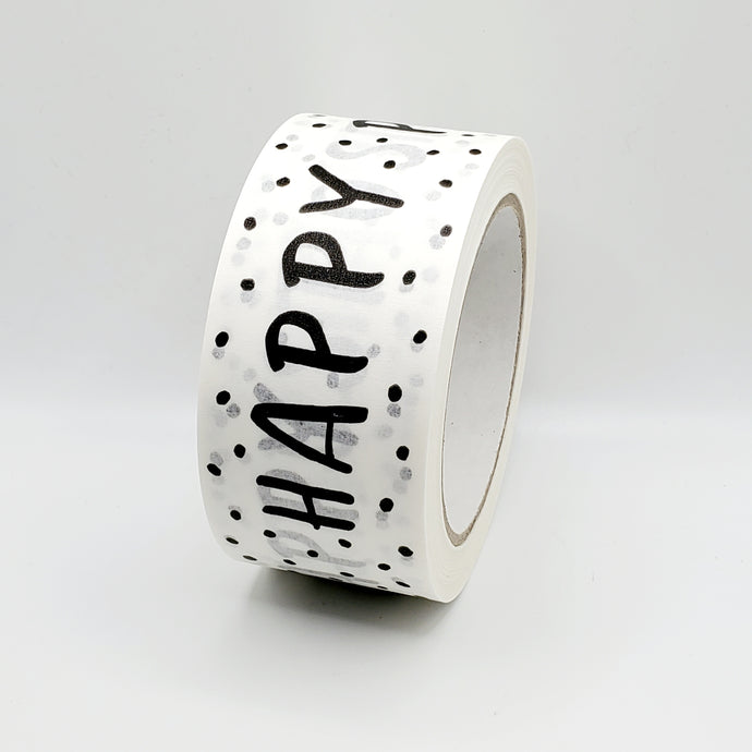 Happy Post paper packaging tape - 50mm white