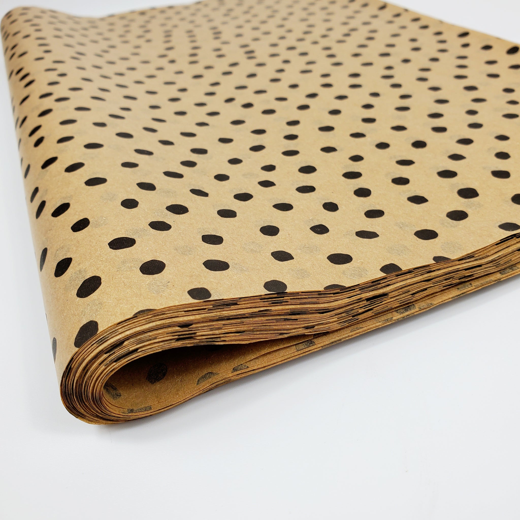Brown polka dot wrapping paper hotsell