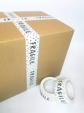 Load image into Gallery viewer, Fragile paper packaging tape - 50mm white
